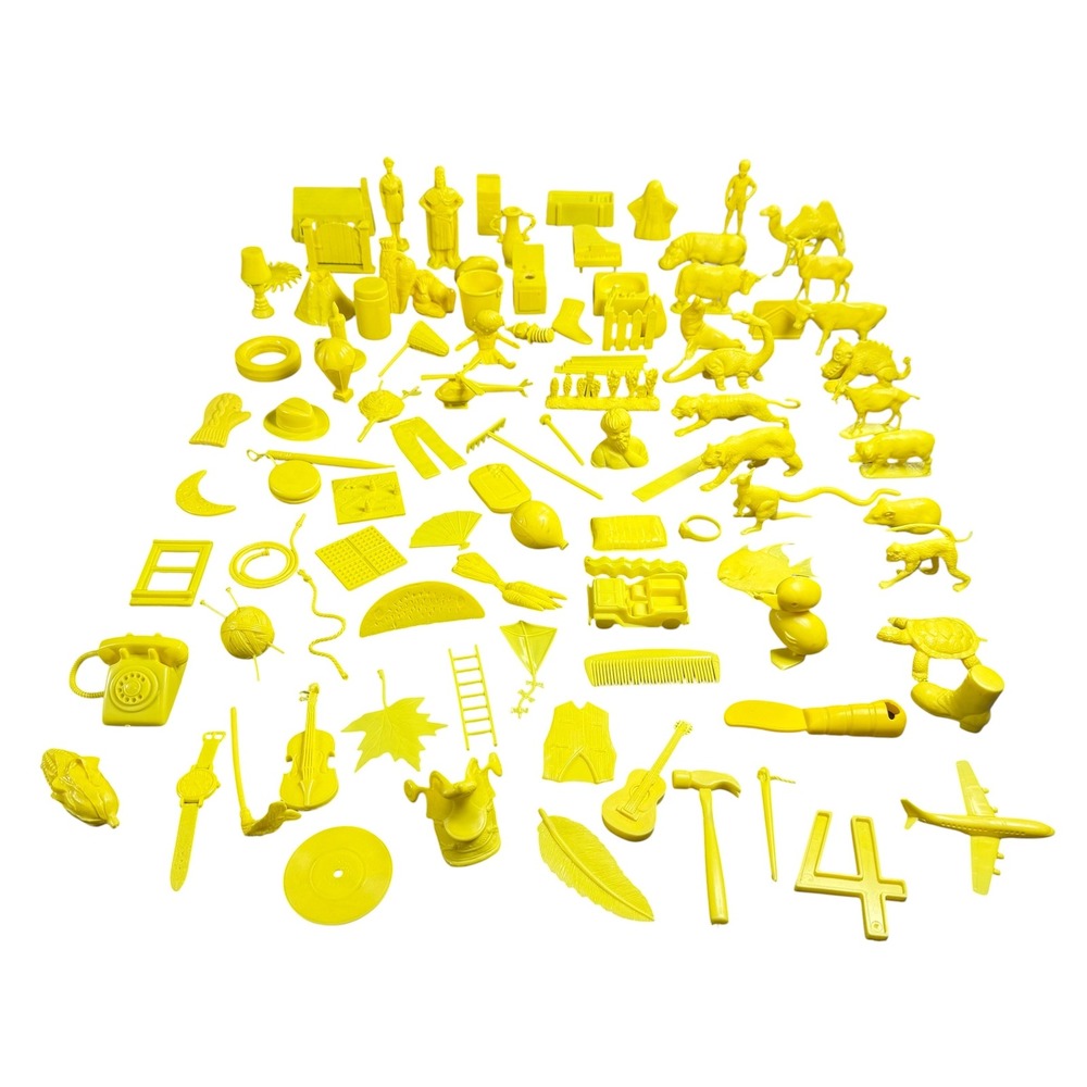Houghton‎ Mifflin Yellow Plastic Manipulatives Sorting Toy Set Lot Educational